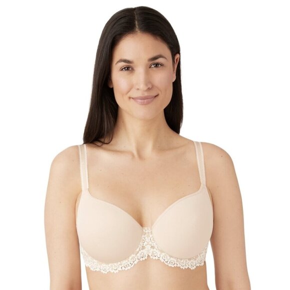WACOAL Embrace Lace T Shirt Bra in Sand Ivory - Size 40DD - Picture 1 of 14